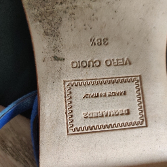 Dsquared2 Suede Sandals, 38.5 - Picture 3 of 4